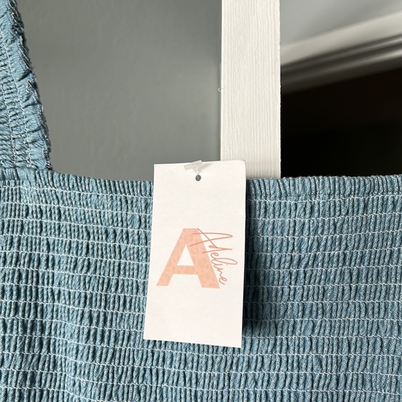 Blue Crush Smocked Denim Dress - Picture 4 of 4